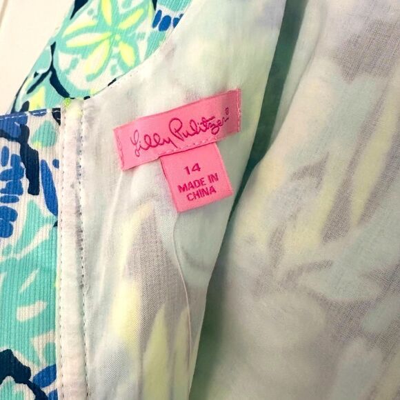 Lilly Pulitzer Mila Shift Dress Indigo Sunset NWT - Picture 6 of 10